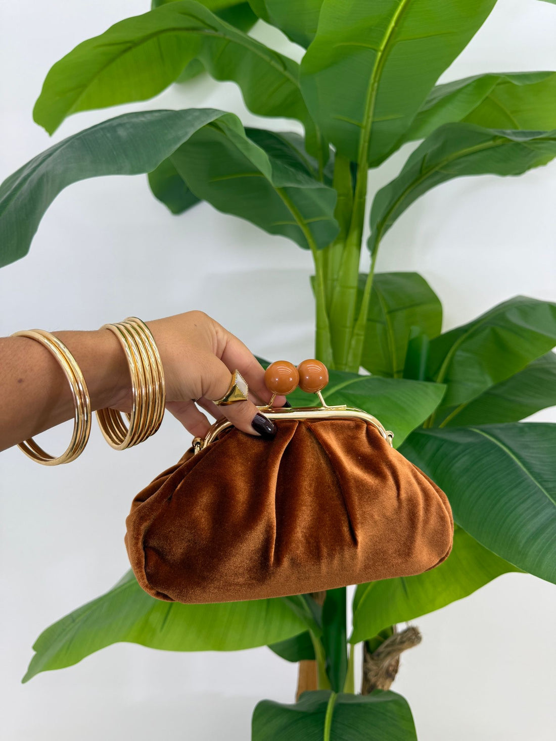 Pochette Mini camoscio
