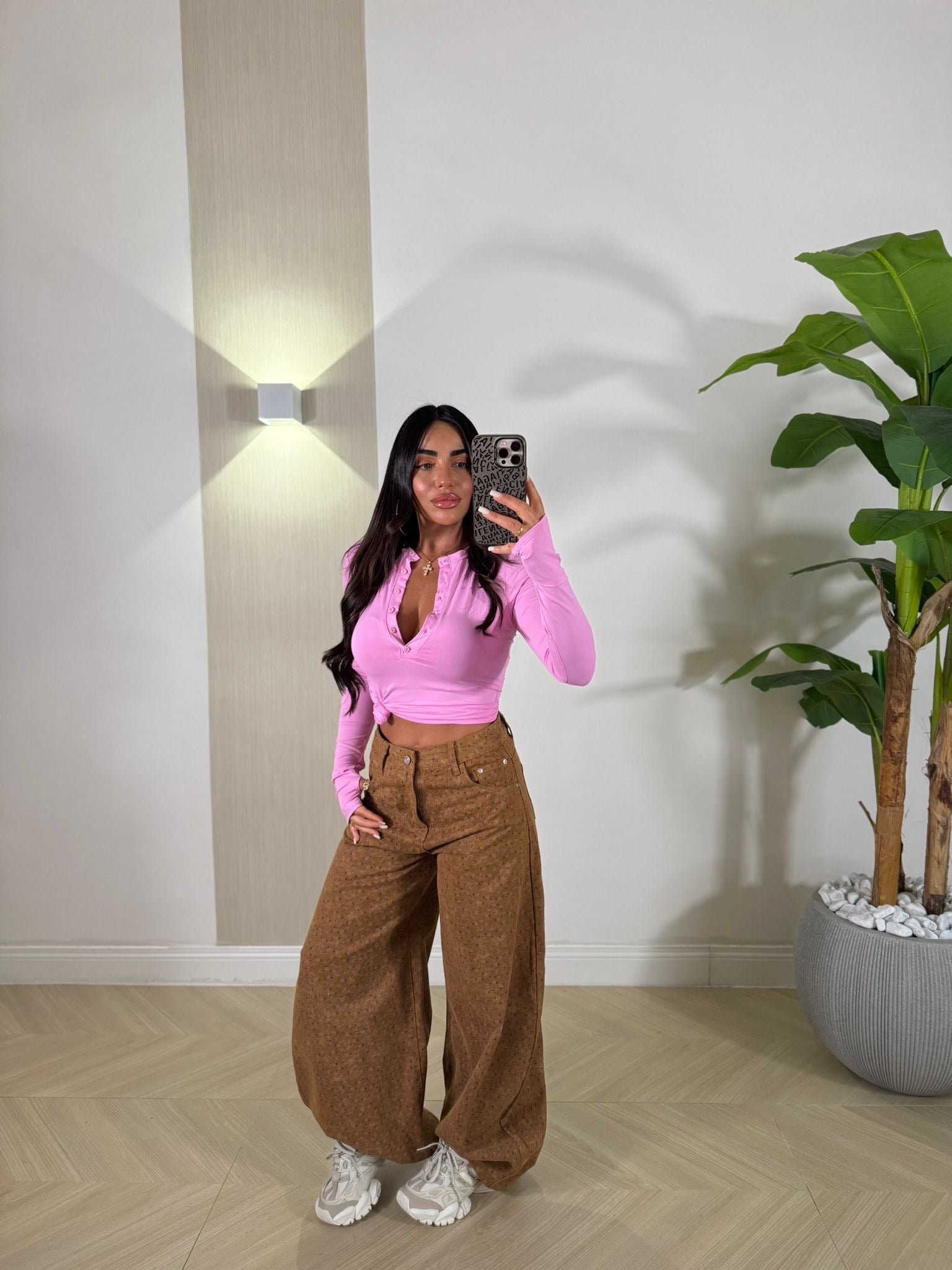 Jeans Fiorellini Marrone