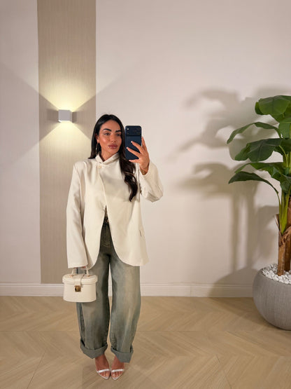 Mantella a Giacca Panna