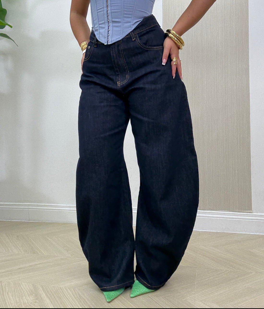 Jeans Ballon Blue