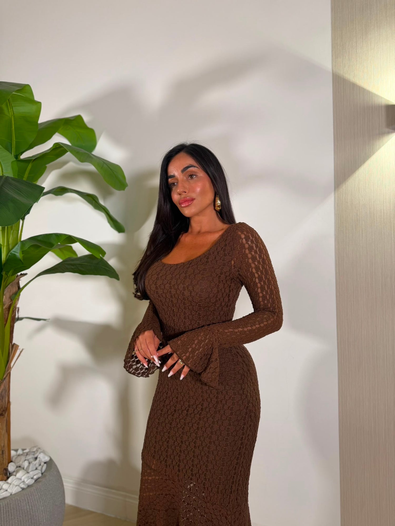 Dress Kenza Marrone
