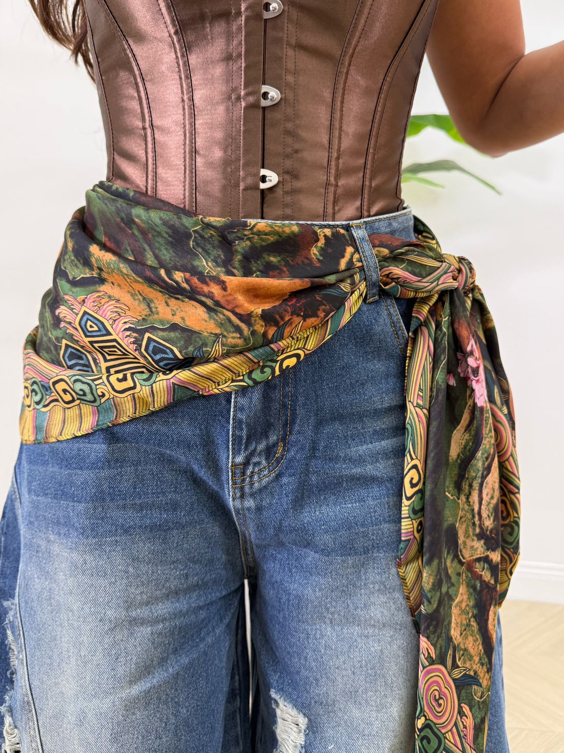 Foulard 90 multicolore