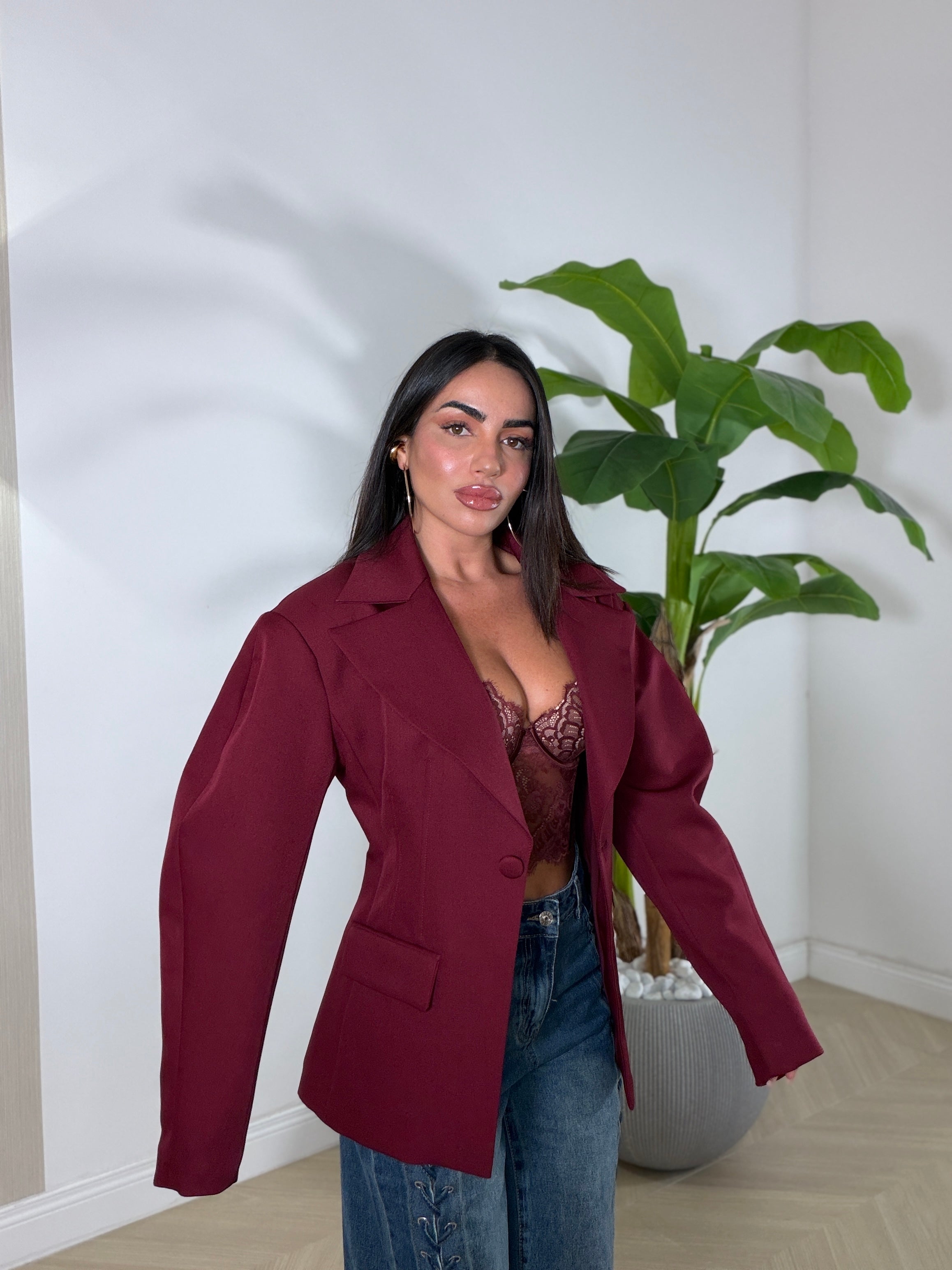 Blazer Bordeaux Magia