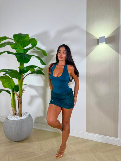 Dress Karol Petrolio