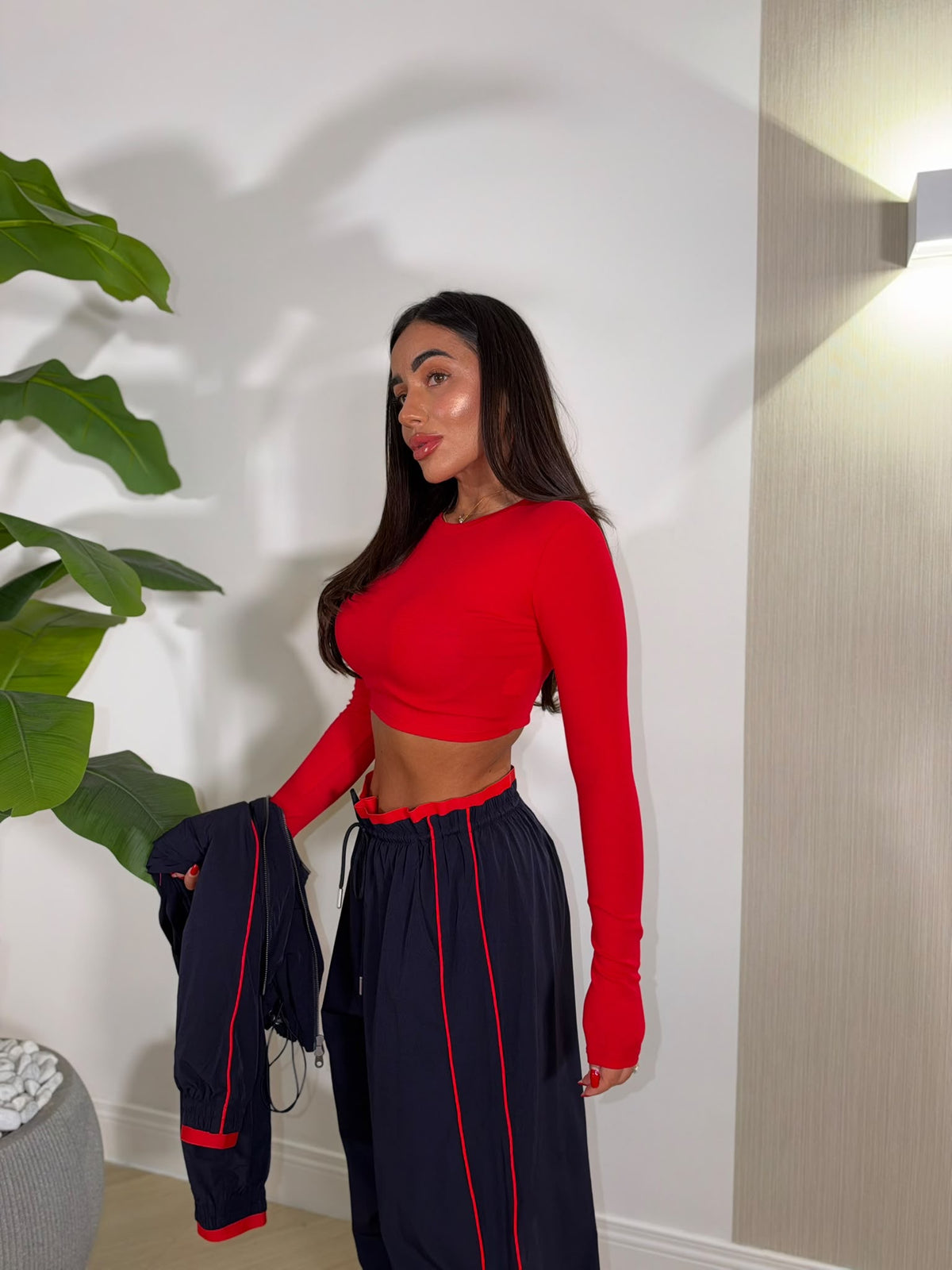 Maglia Crop Wow