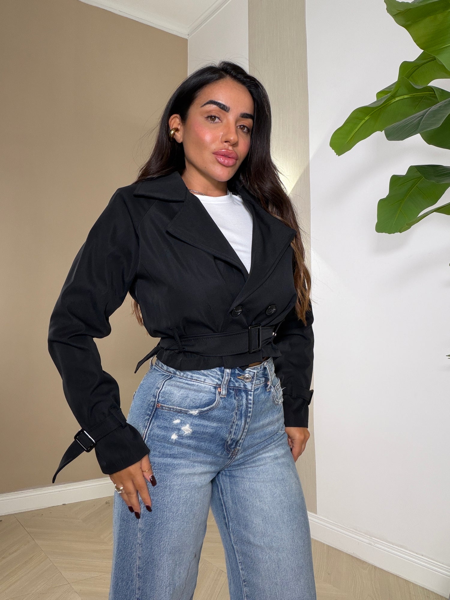 Giubbino Trench Crop