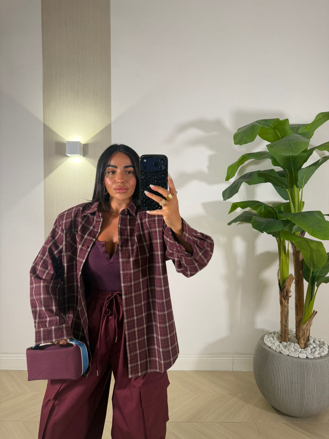 Camicia Roger Bordeaux