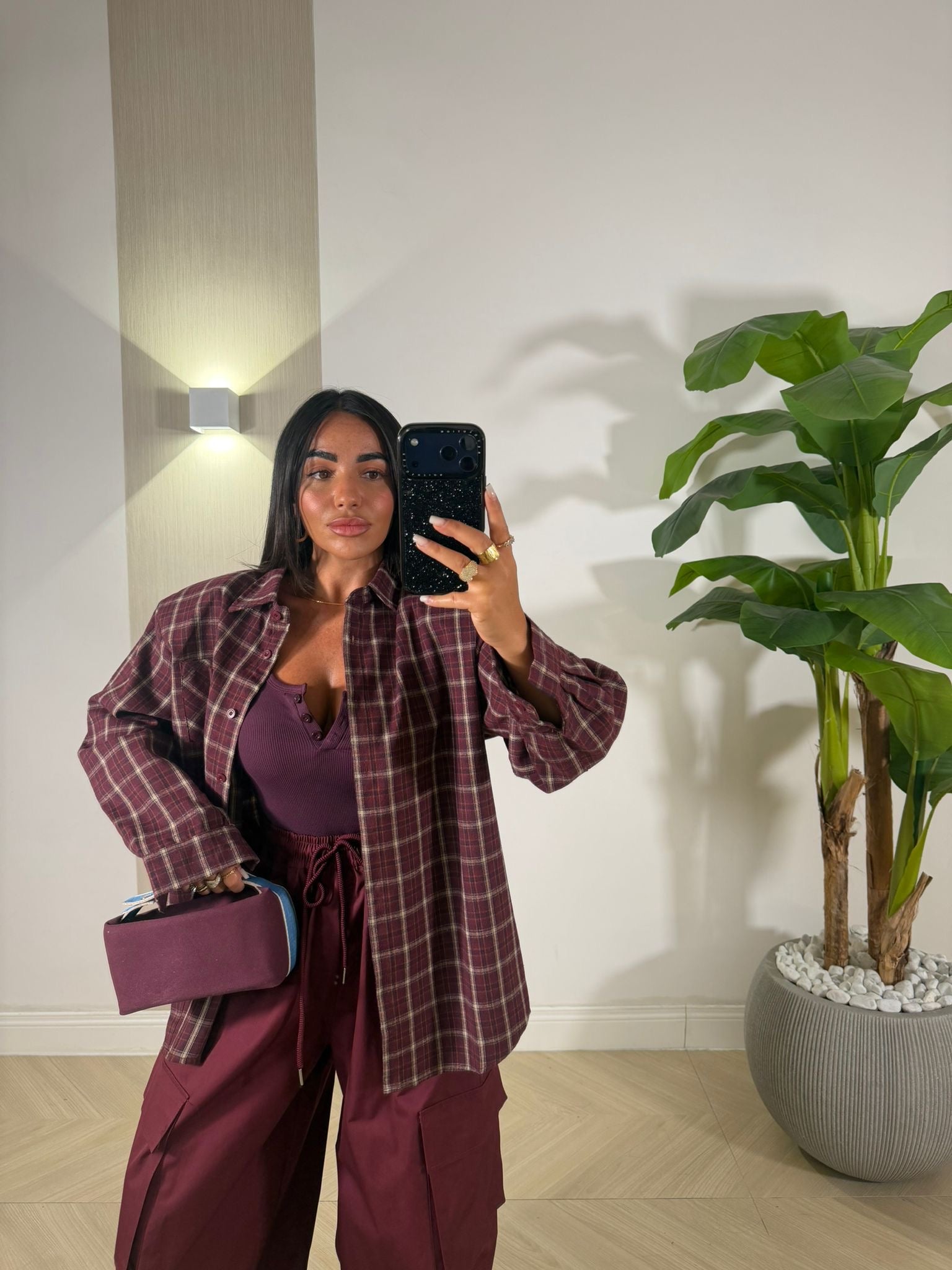 Camicia Roger Bordeaux