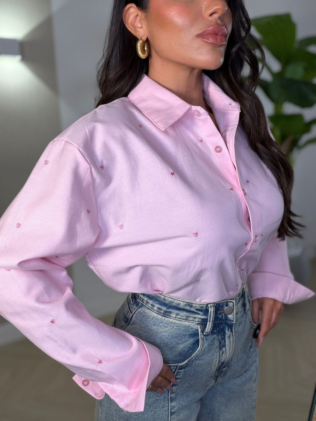 Camicia con Cuoricini