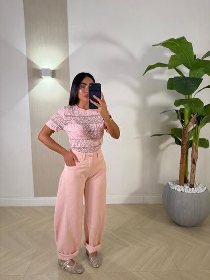Jeans Ballon Pink