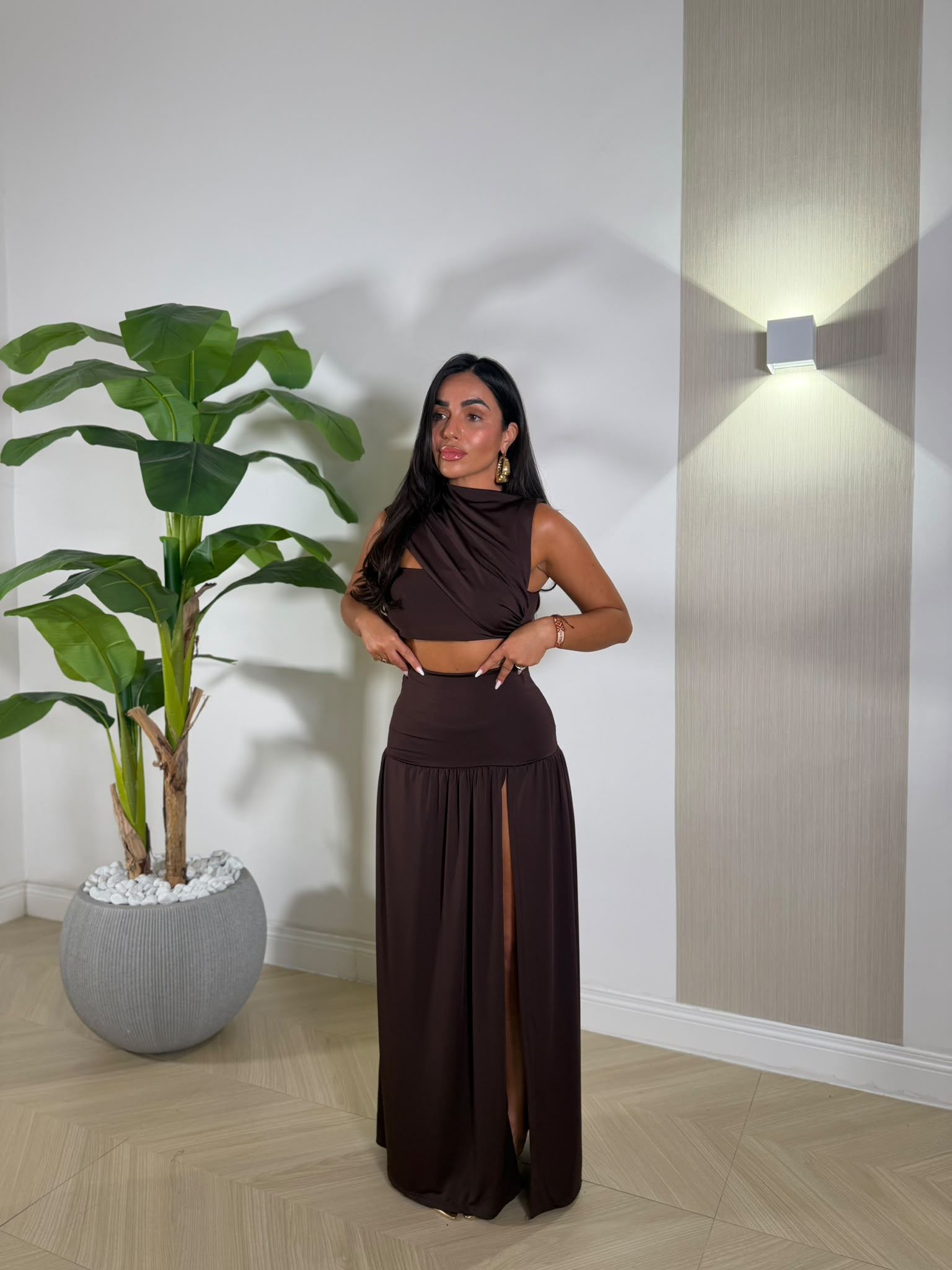 Coordinato Senorita Marrone