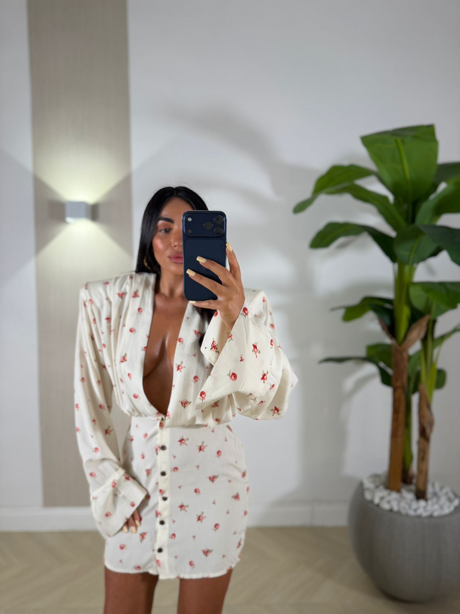 Dress Camicia Fiori