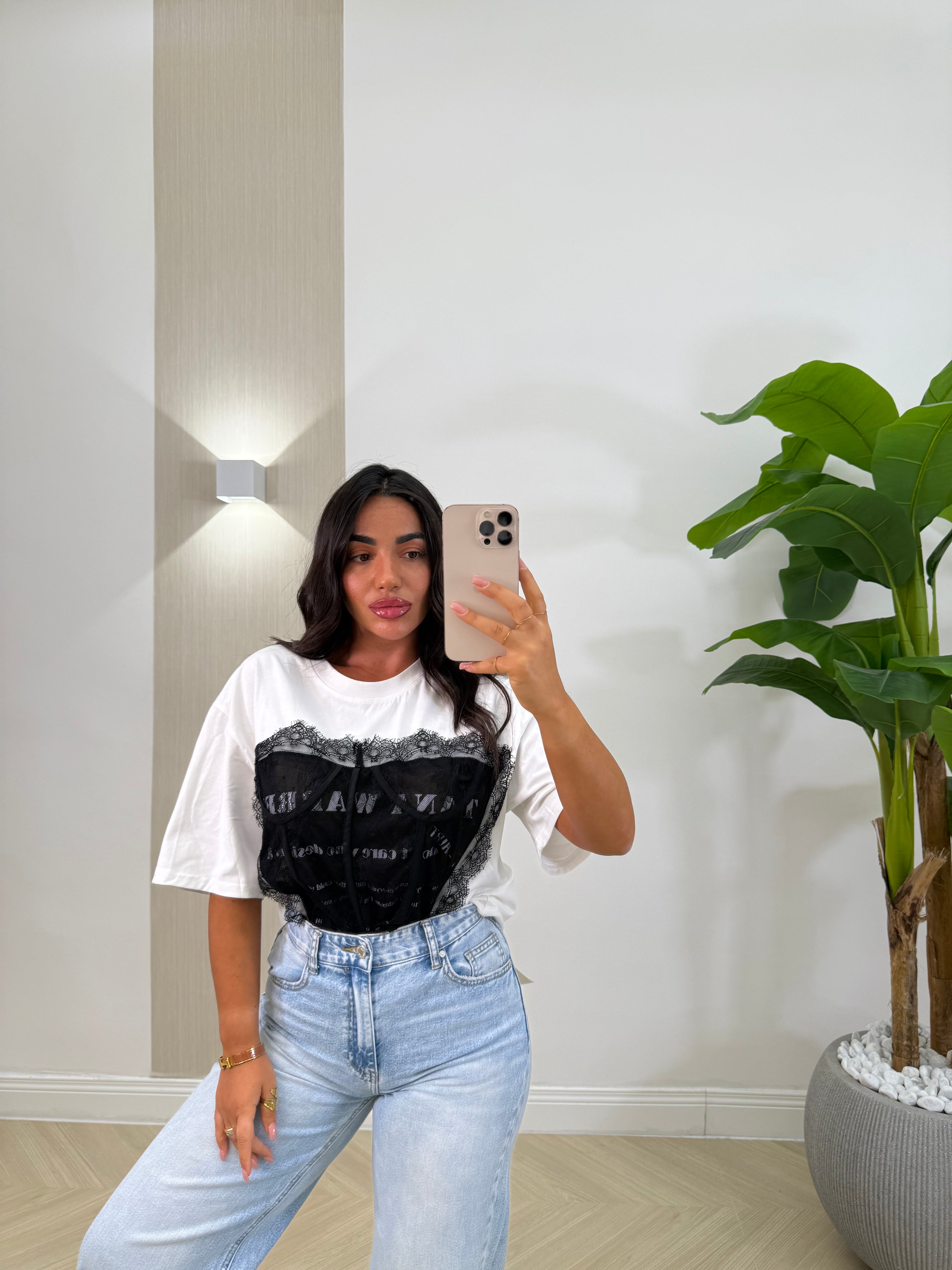 T-Shirt Merletto