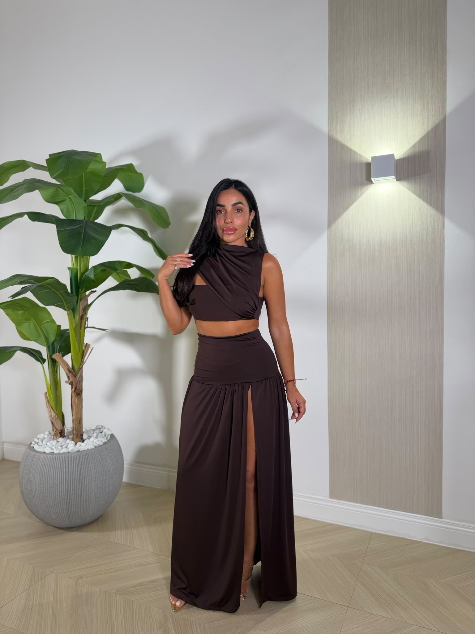 Coordinato Senorita Marrone
