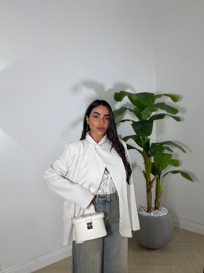 Mantella a Giacca Panna