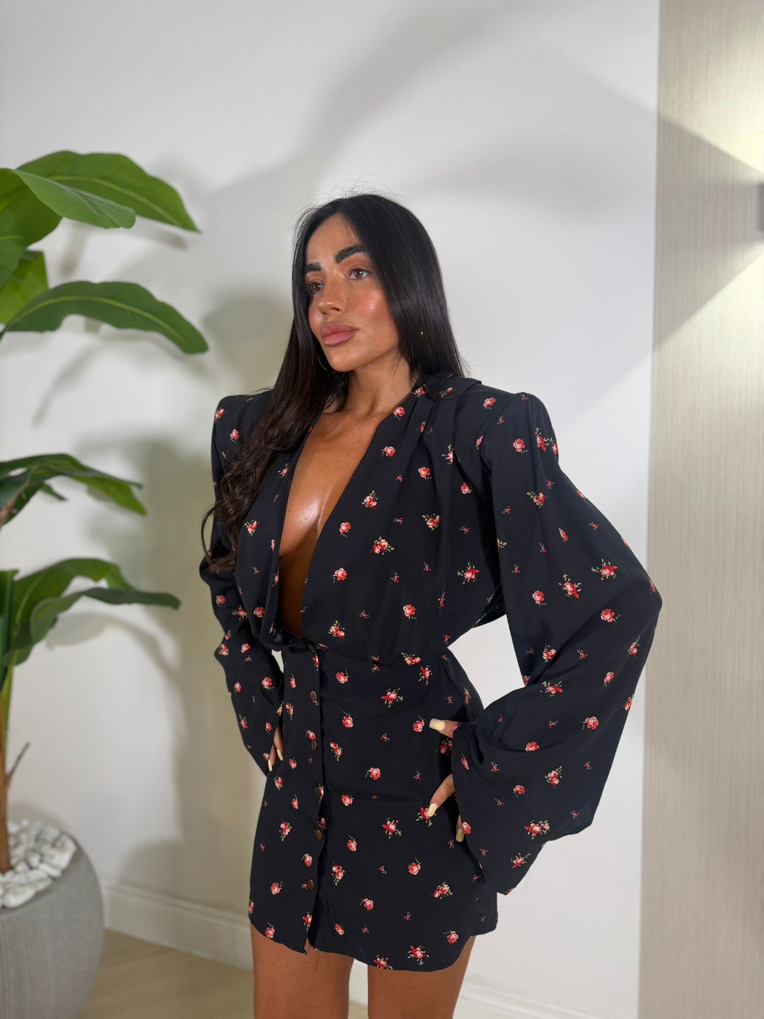 Dress Camicia Fiori