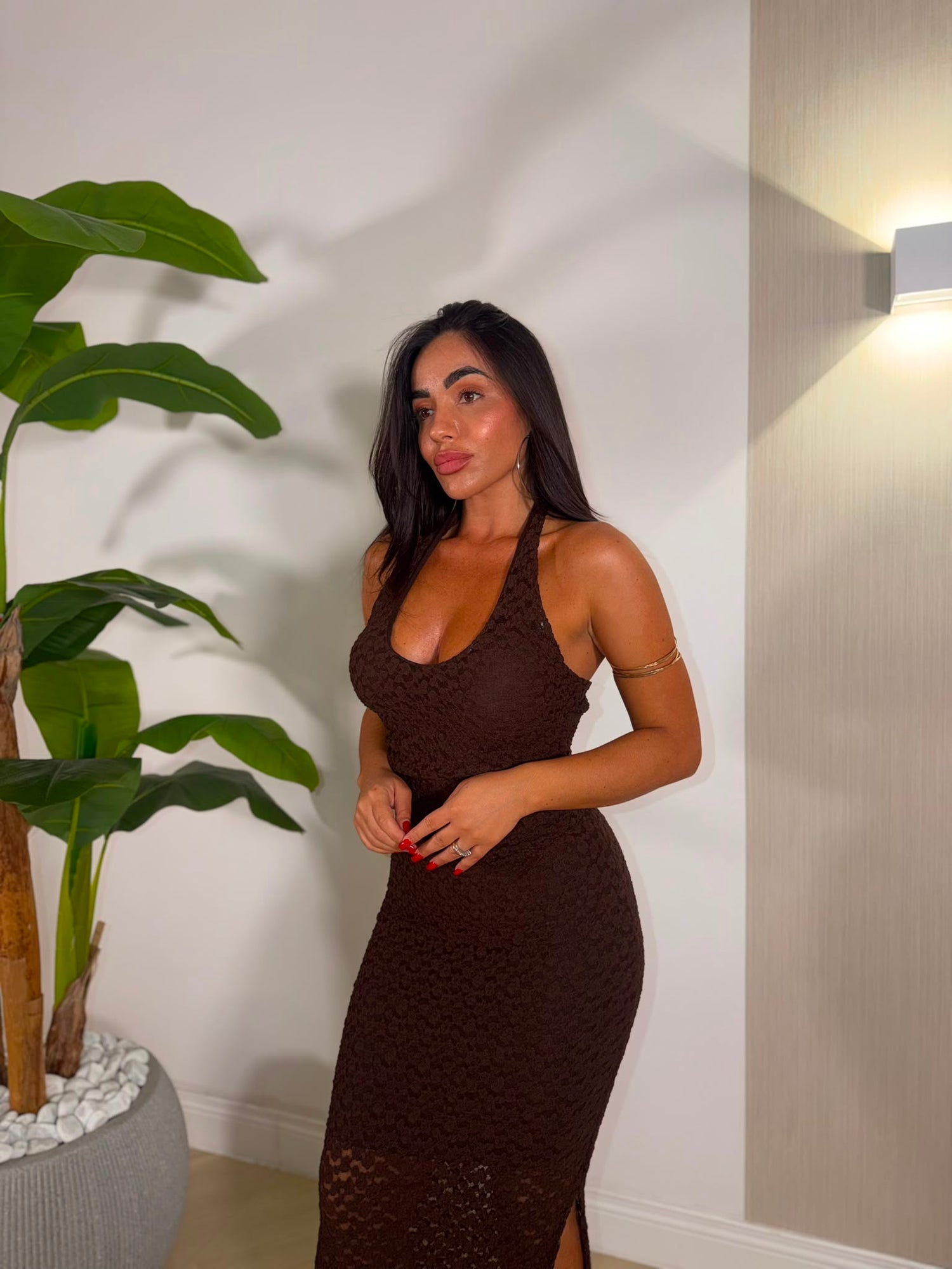 Dress Punta Cana Marrone