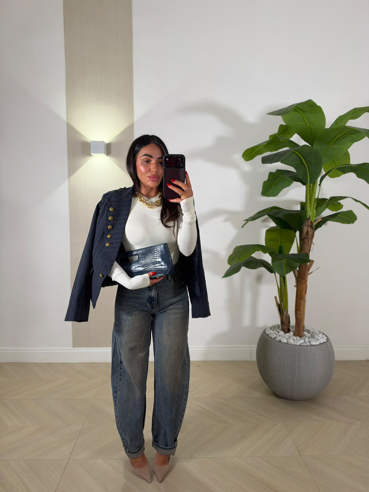 Jeans Shiny Brown