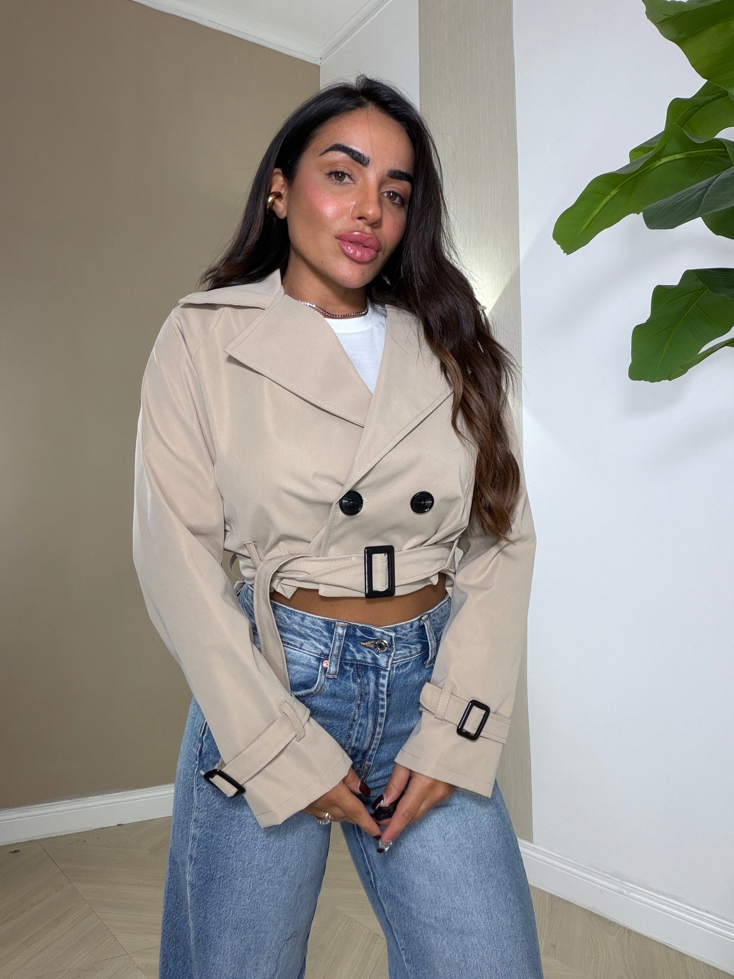 Giubbino Trench Crop