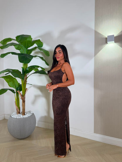 Dress Cristal Marrone