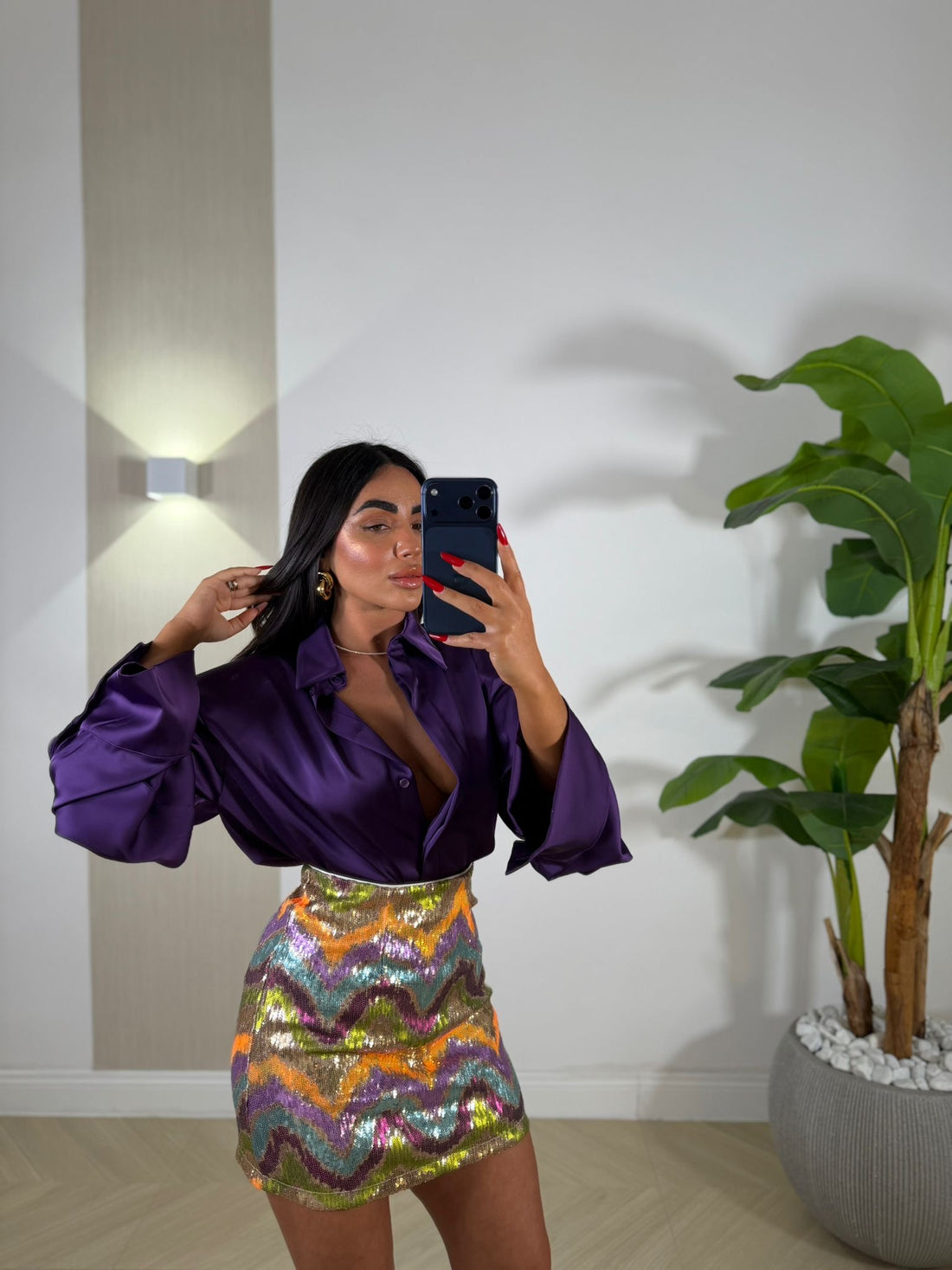 Camicia Malis in Raso