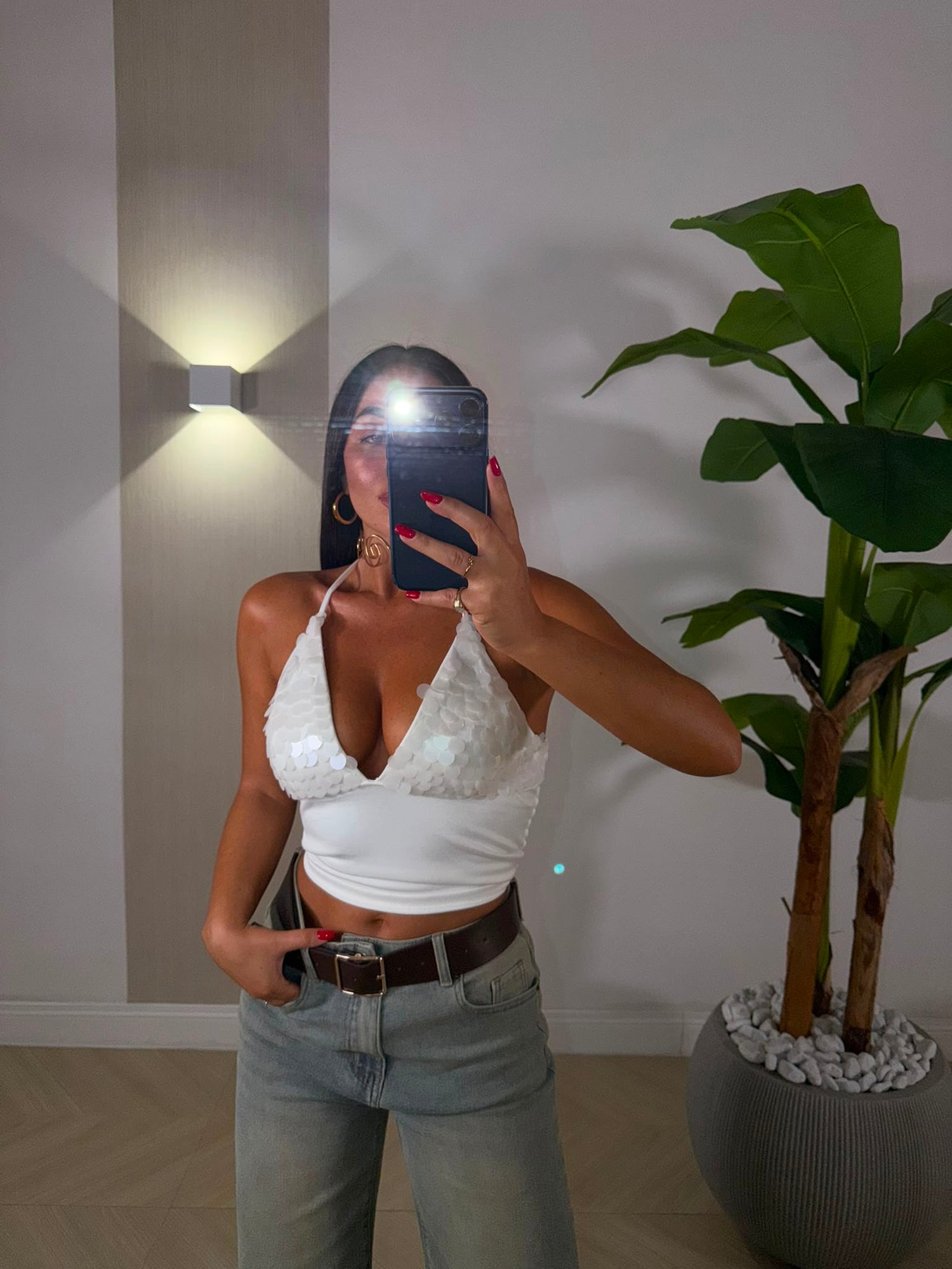 Top Mallory Paillettes