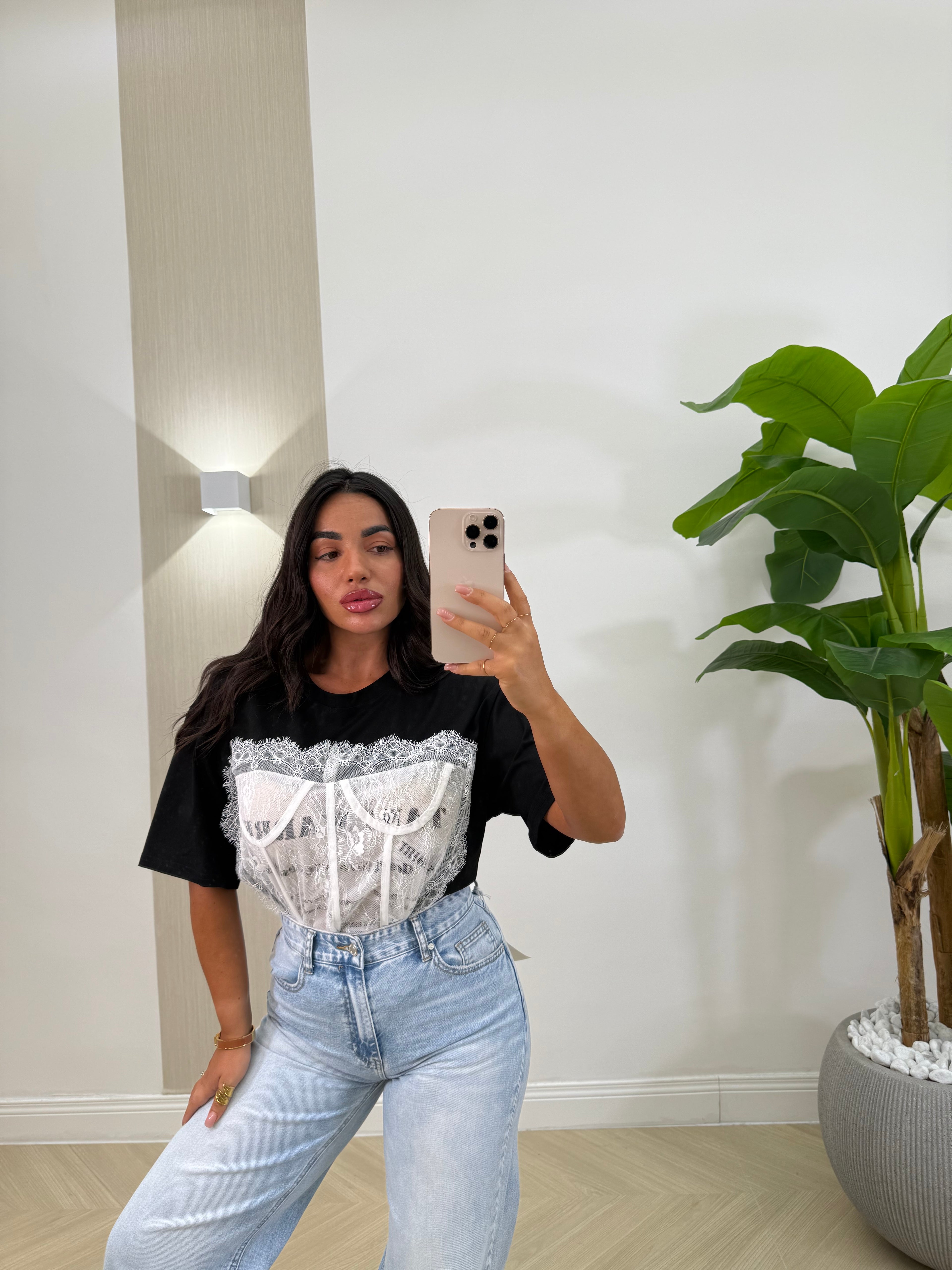 T-Shirt Merletto