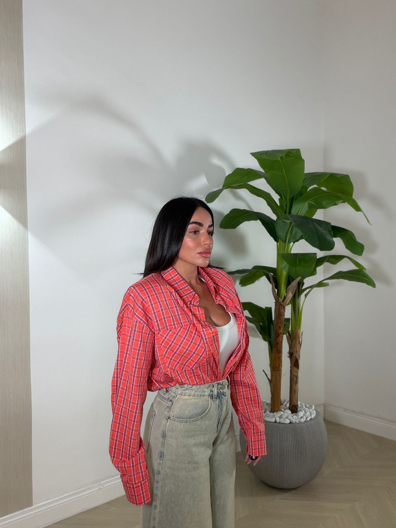 Camicia Multicolor Rosso