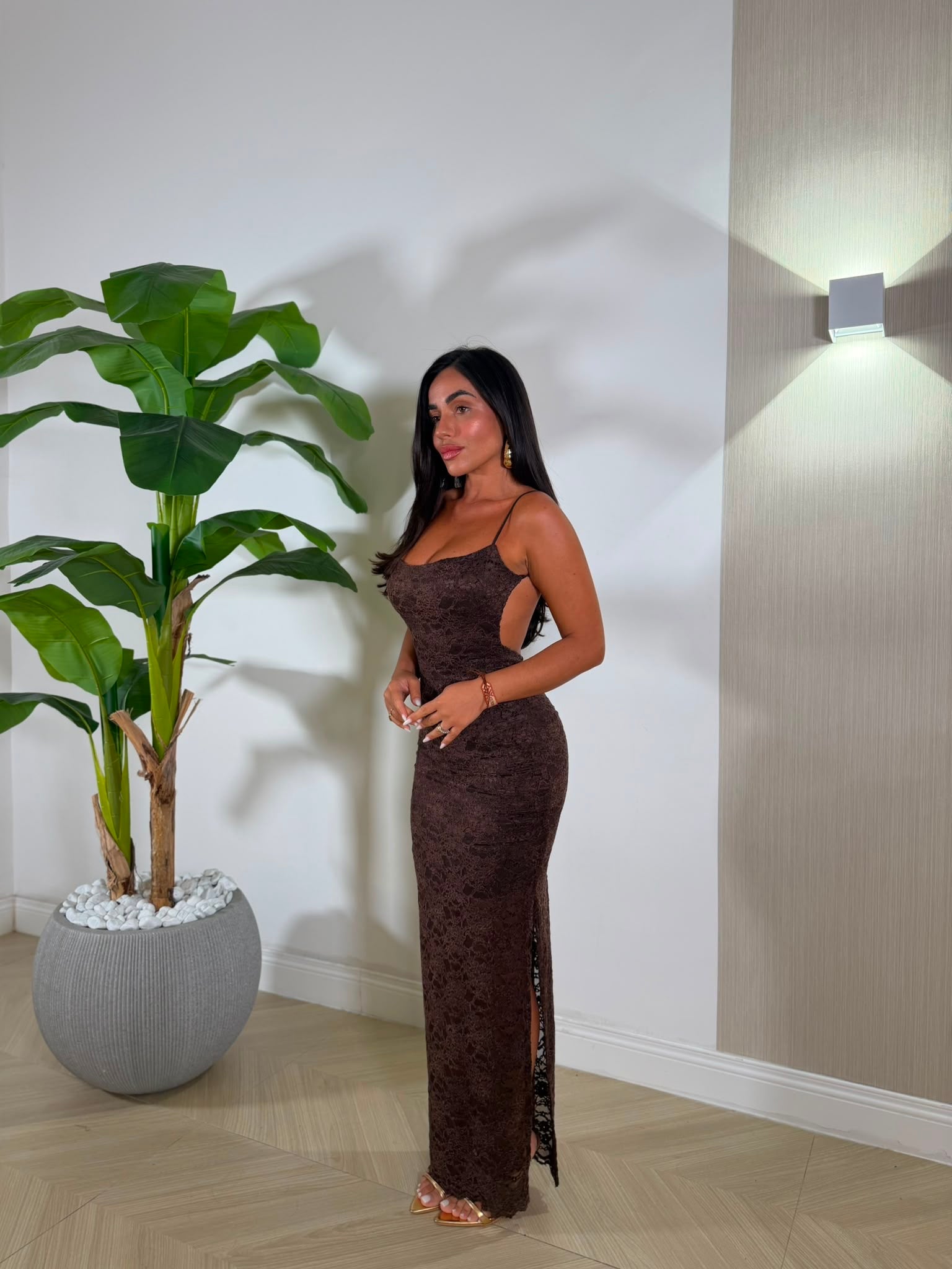 Dress Cristal Marrone