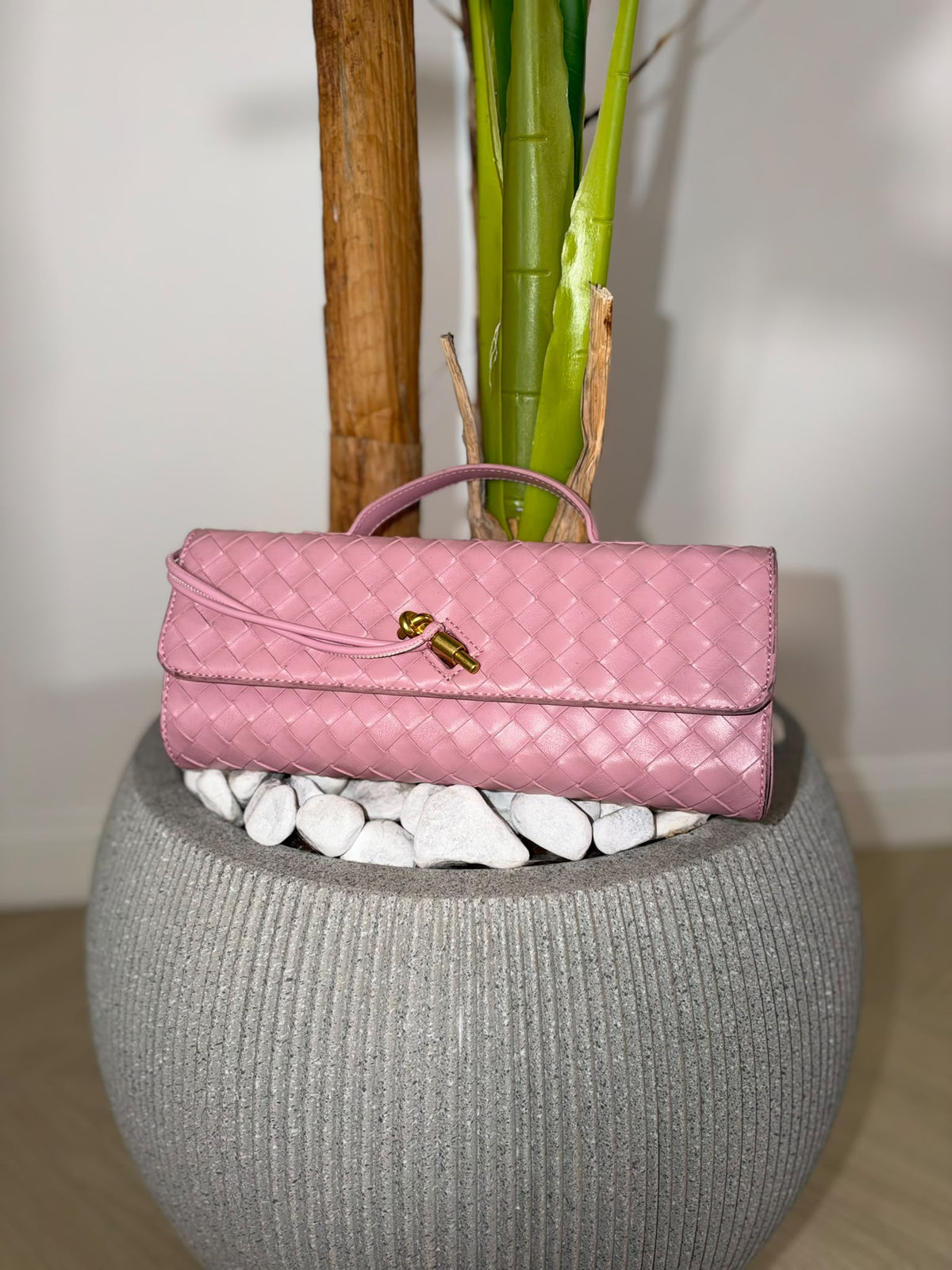 Borsa Rosa Bottega