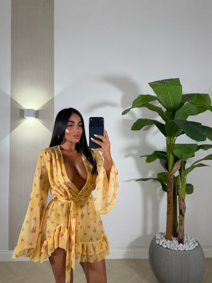 Dress Yellow Flora