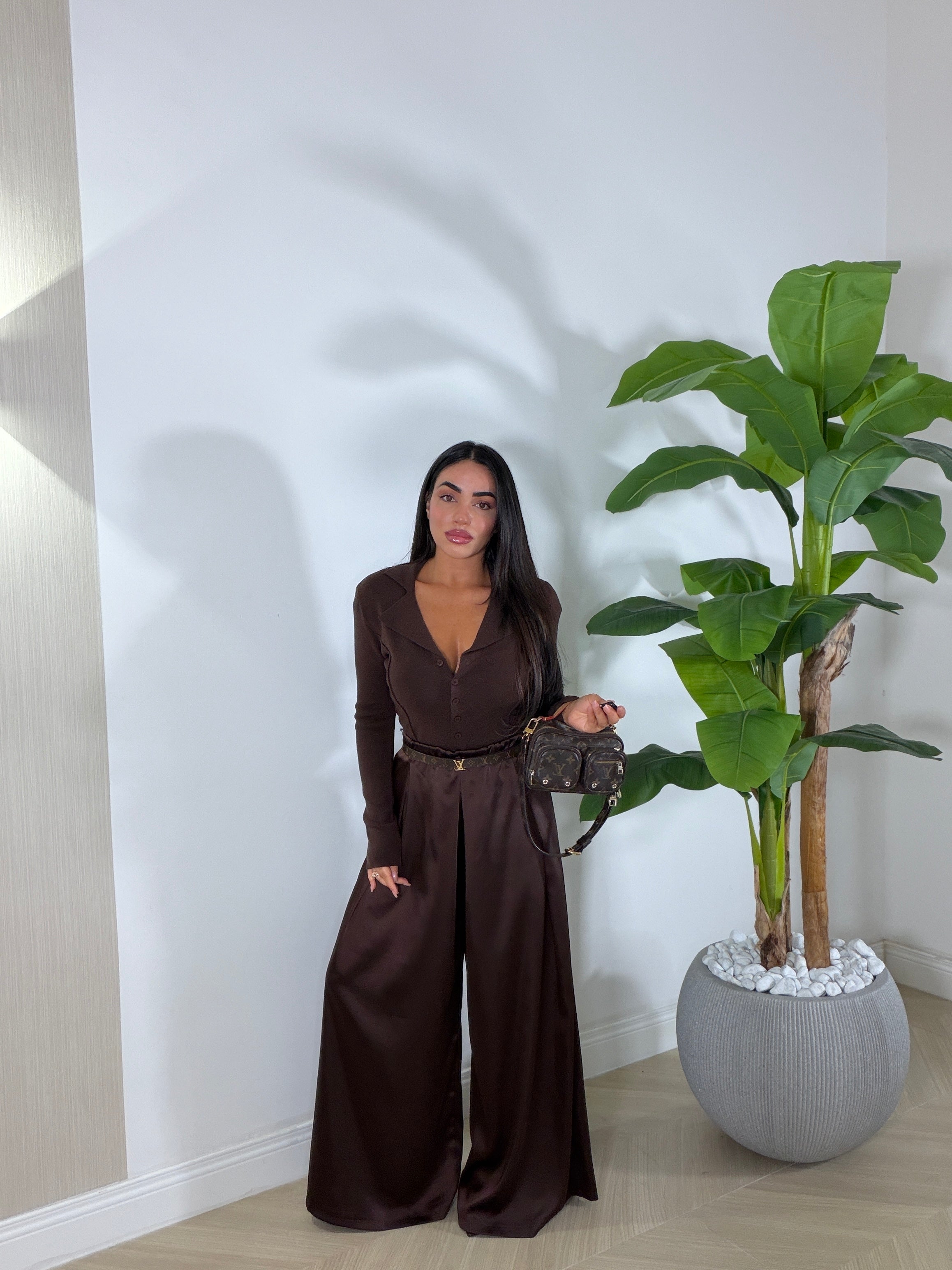 Pantalone Pegghy Marrone