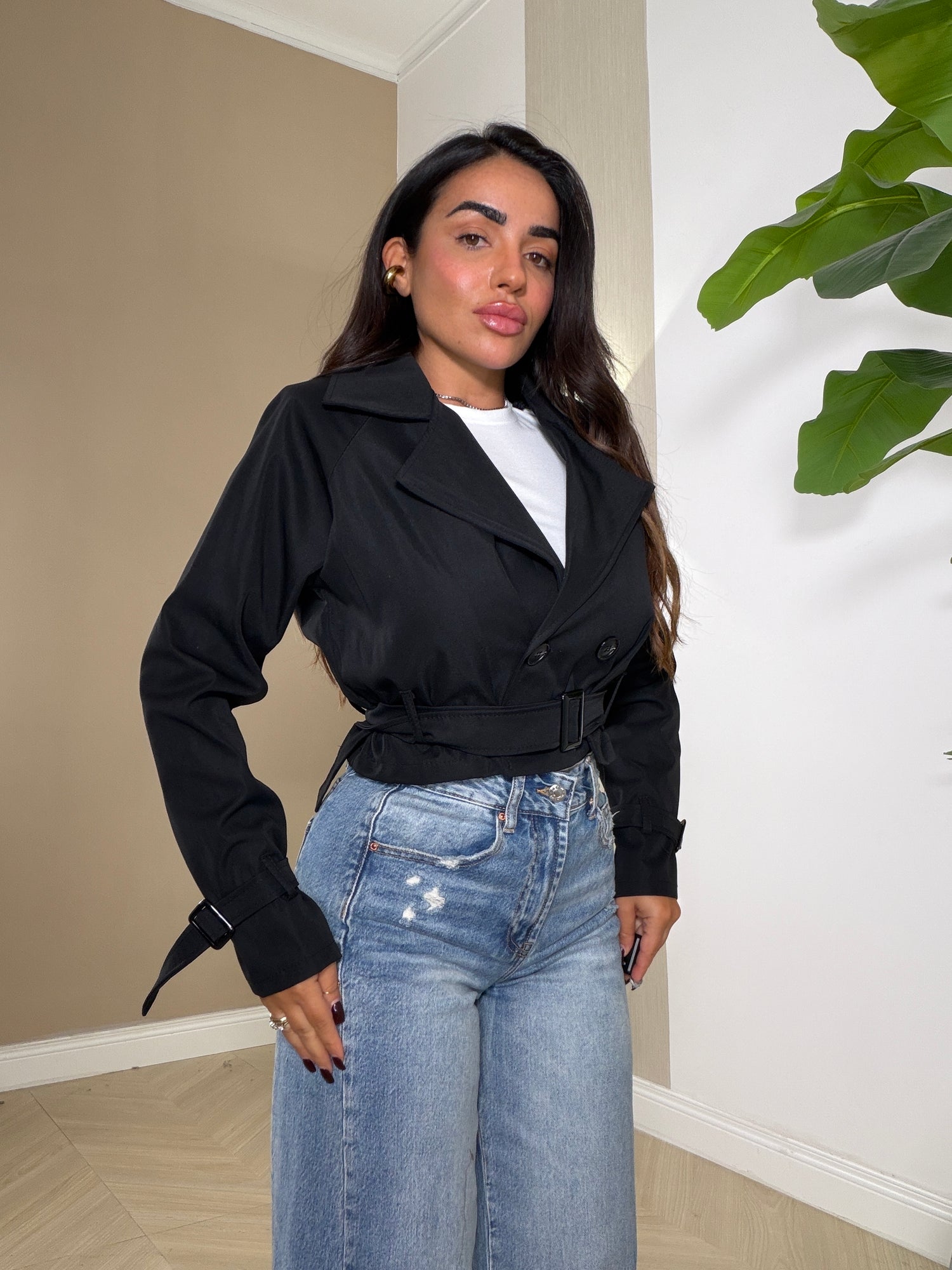 Giubbino Trench Crop