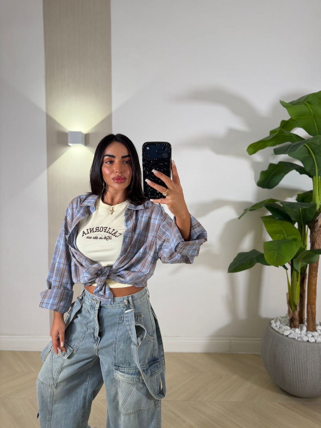 Camicia Drift Celeste