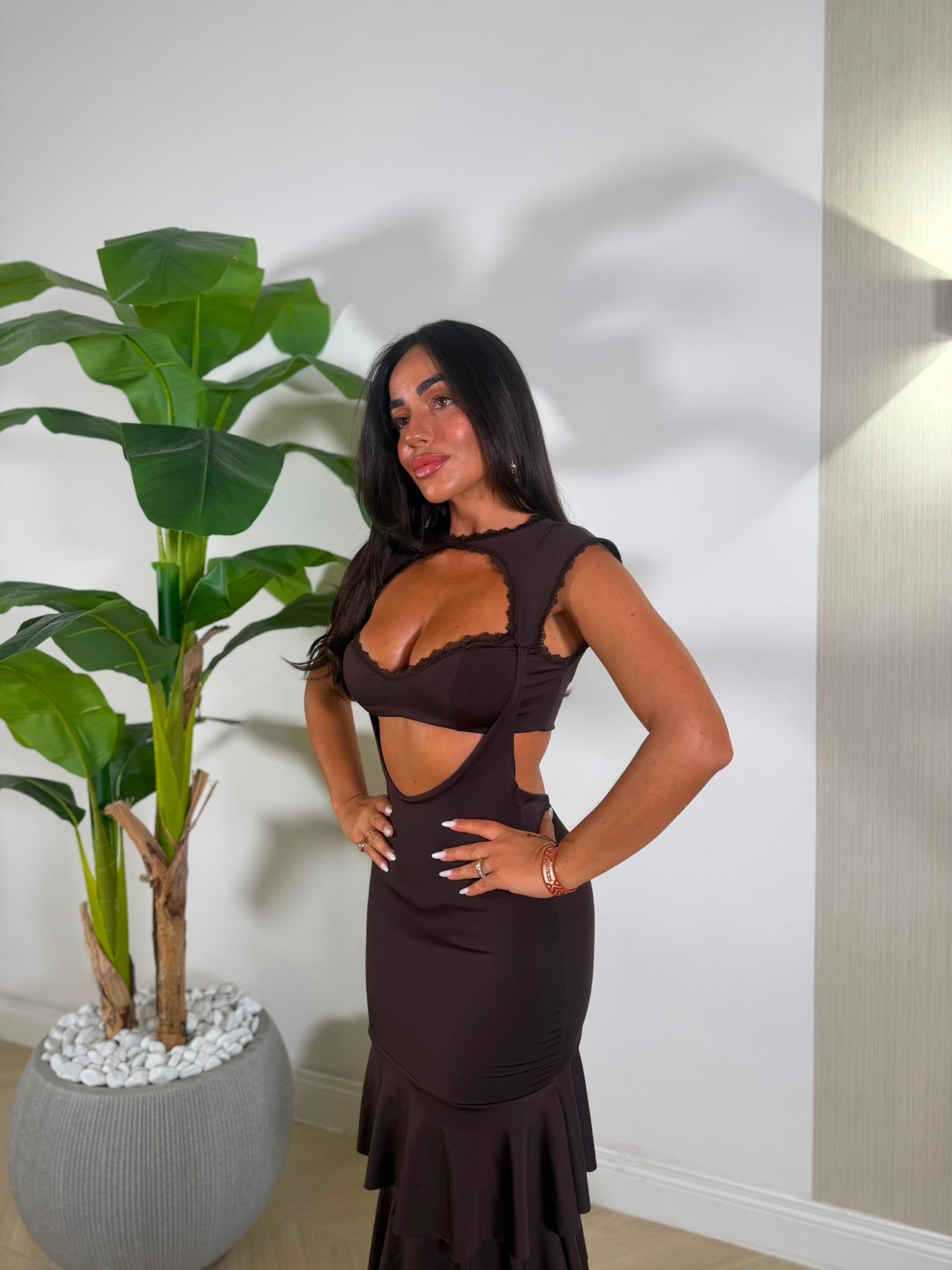 Dress Alena Marrone