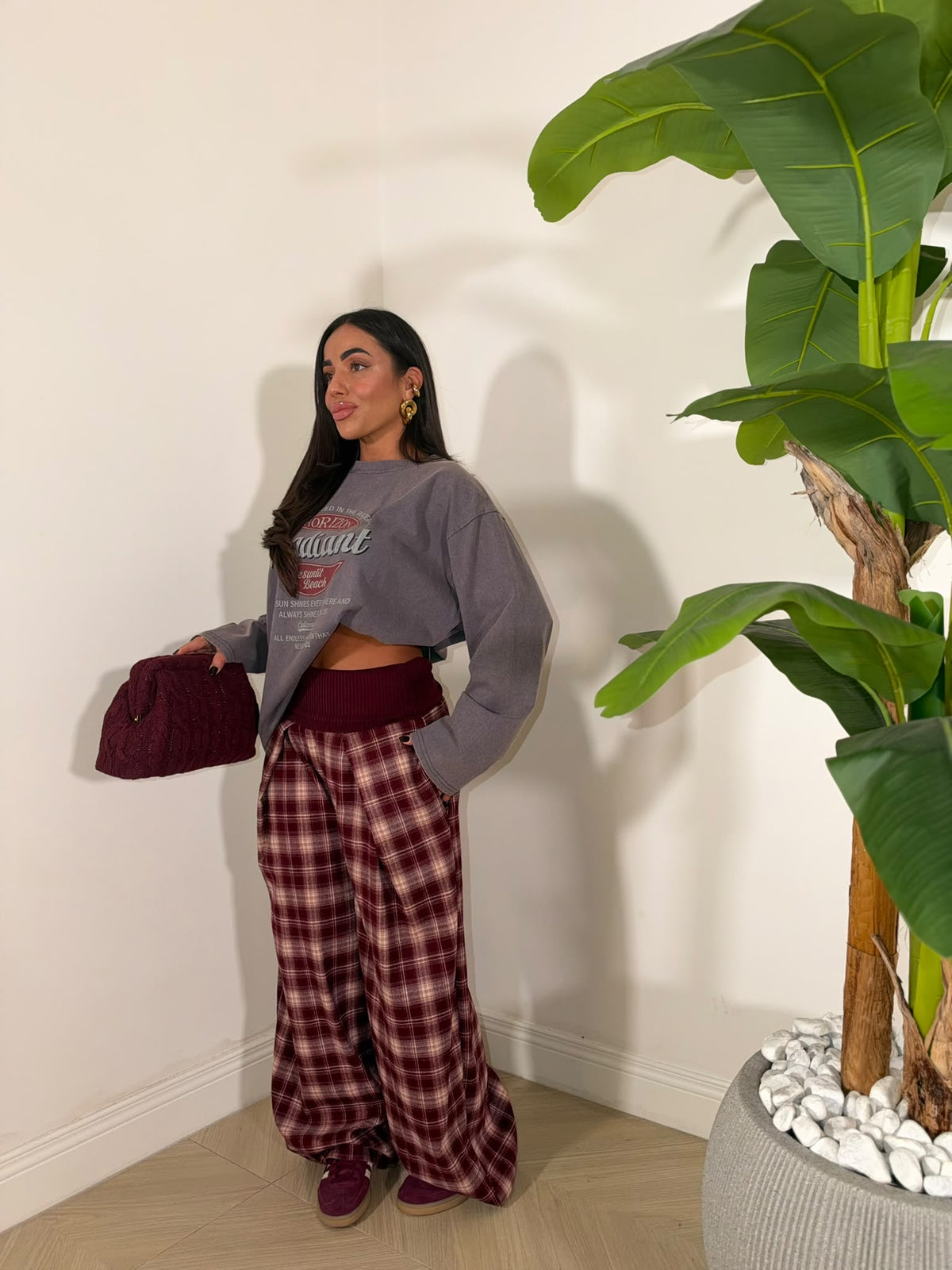 Pantalone Nora A Quadri