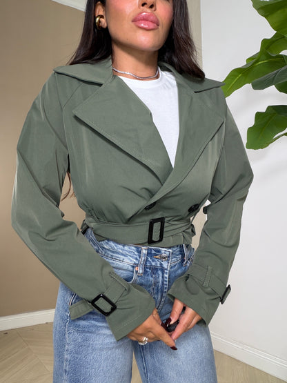 Giubbino Trench Crop