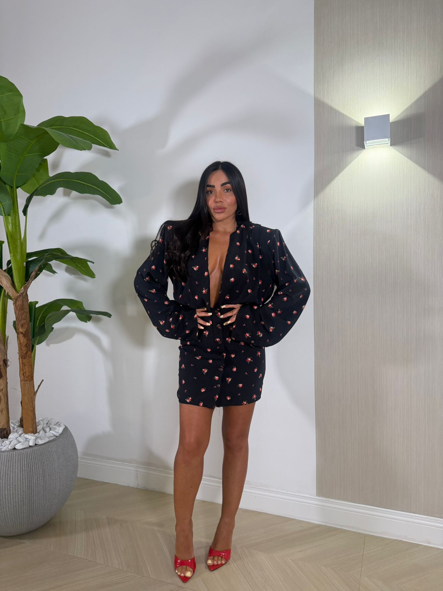 Dress Camicia Fiori