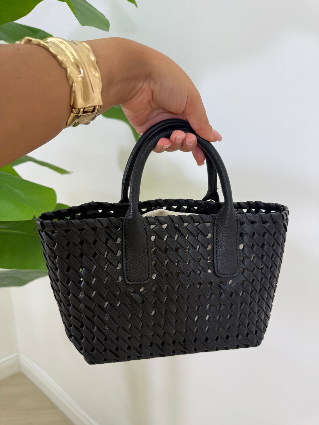Borsa Cestino traforata