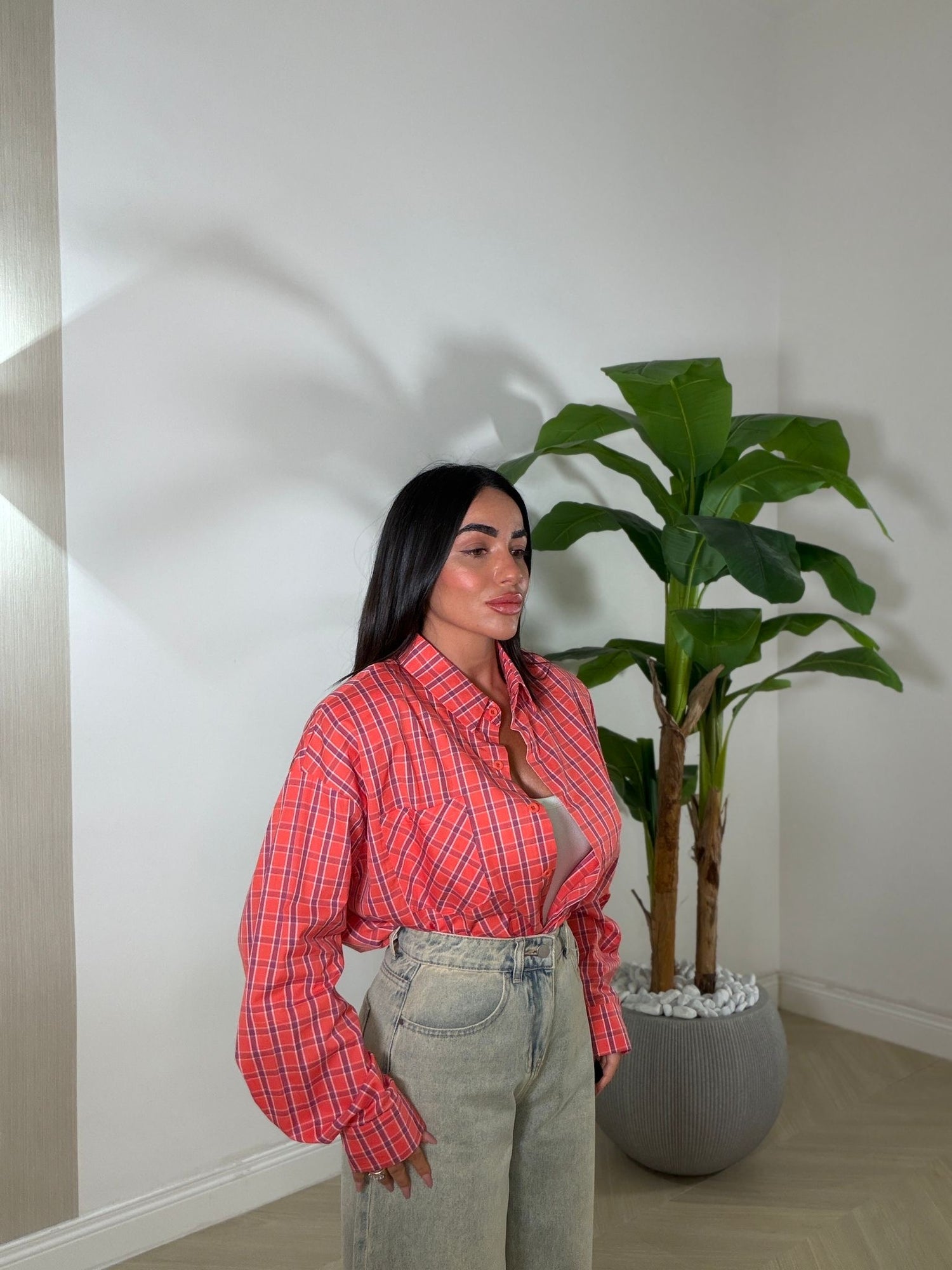 Camicia Multicolor Rosso