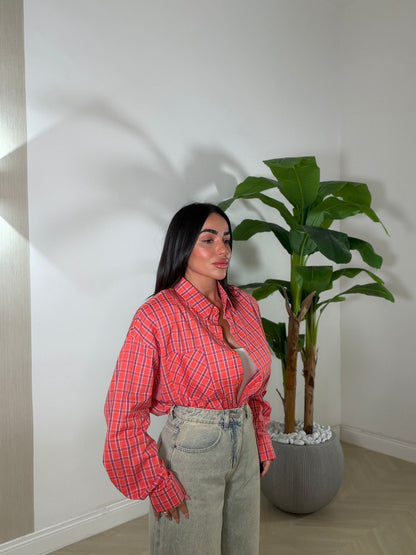 Camicia Multicolor Rosso