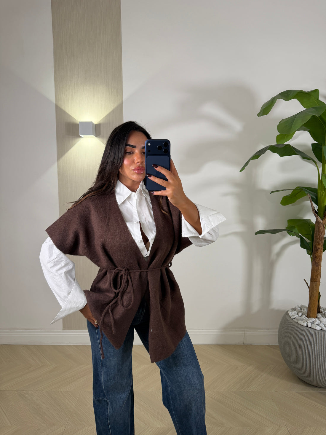 Gilet Incrociatina