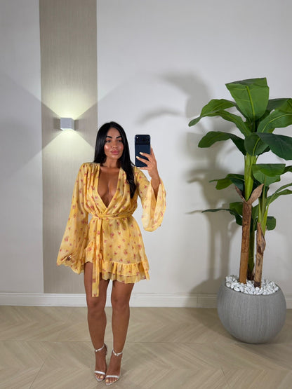 Dress Yellow Flora