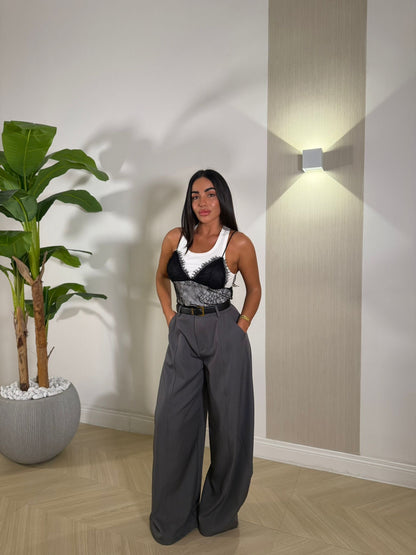 Pantalone Candace Grigio