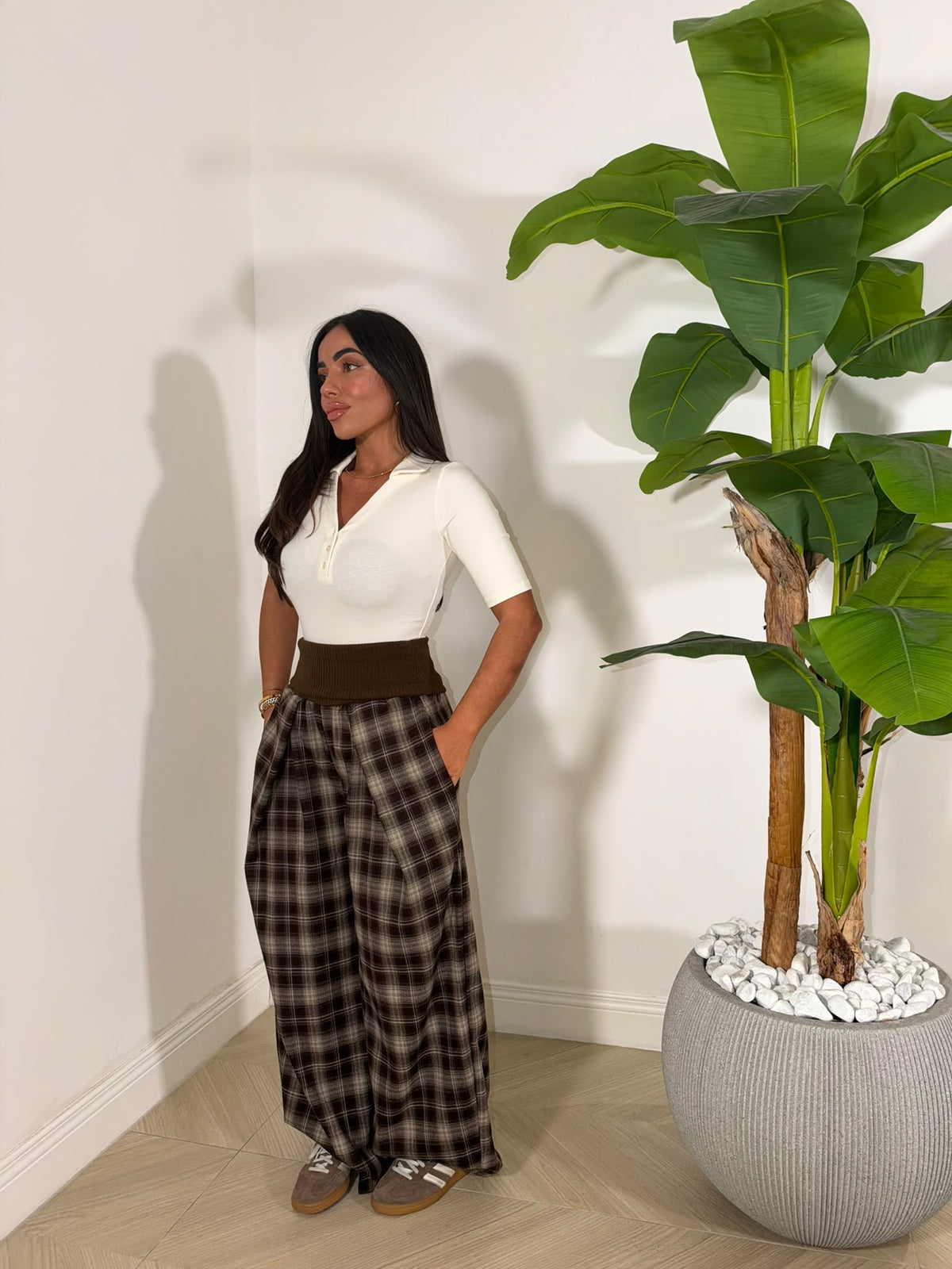 Pantalone Nora A Quadri