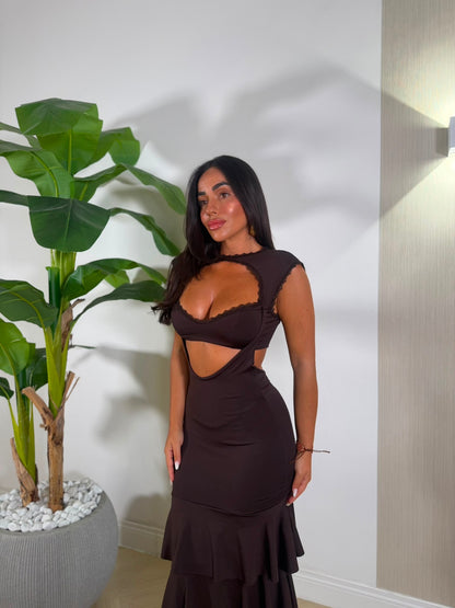 Dress Alena Marrone