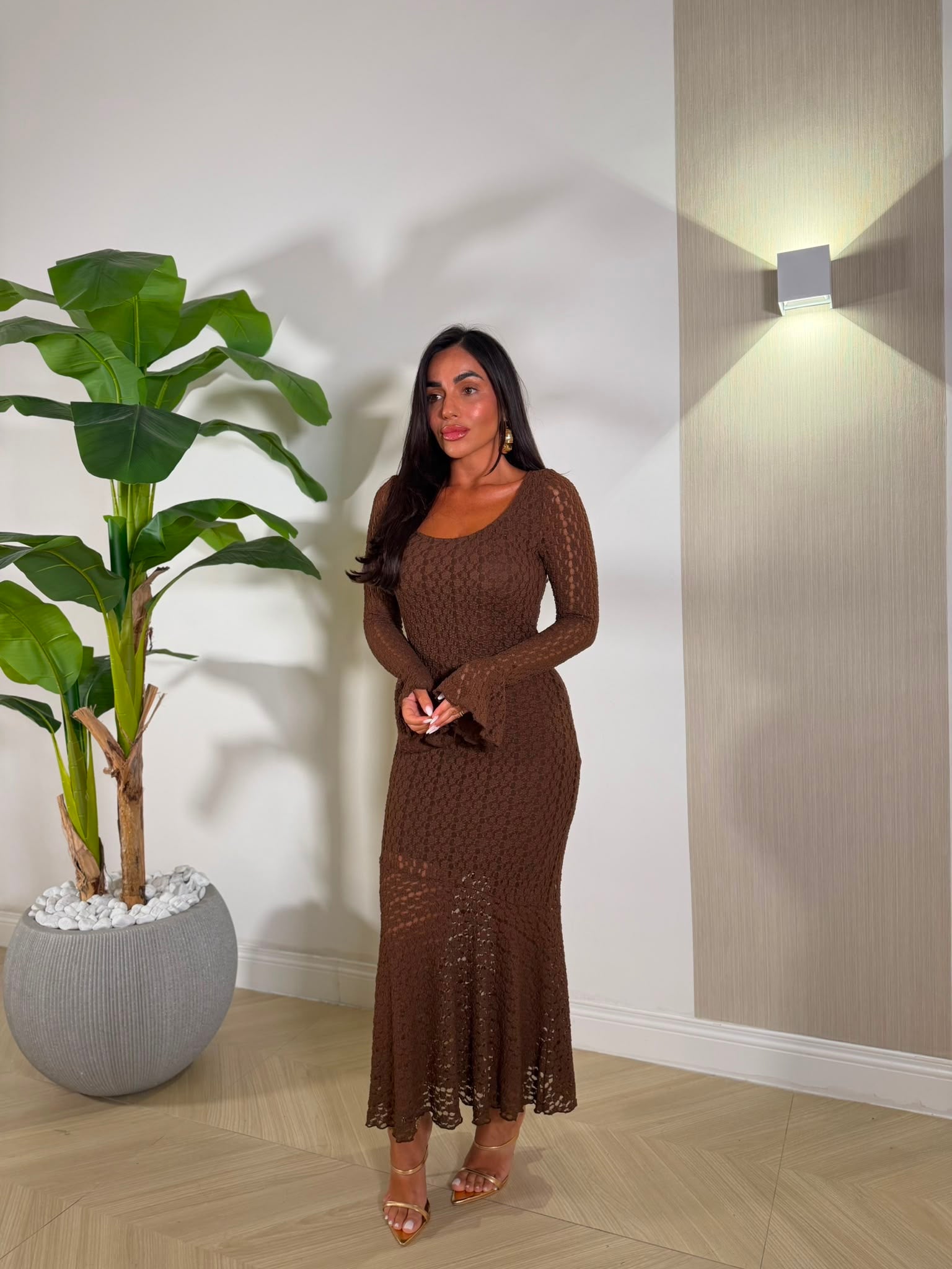 Dress Kenza Marrone