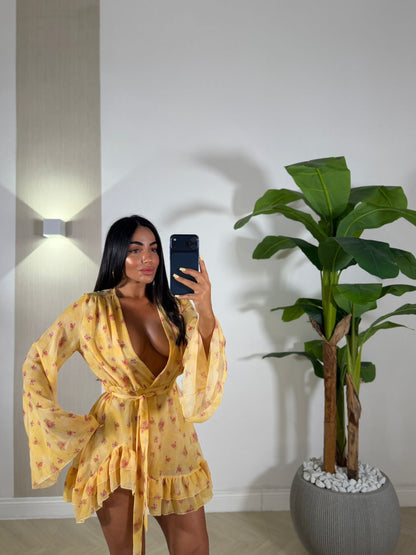 Dress Yellow Flora