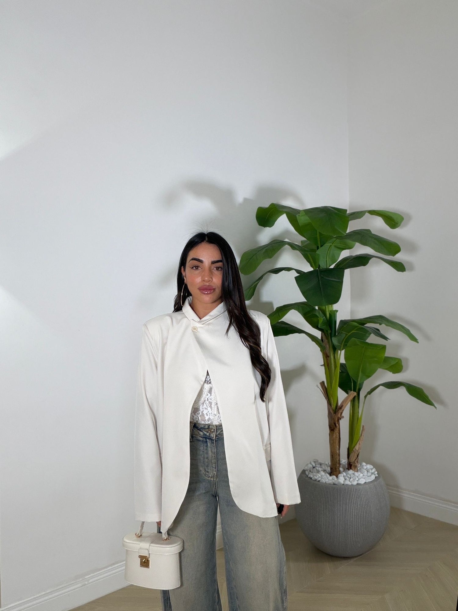 Mantella a Giacca Panna