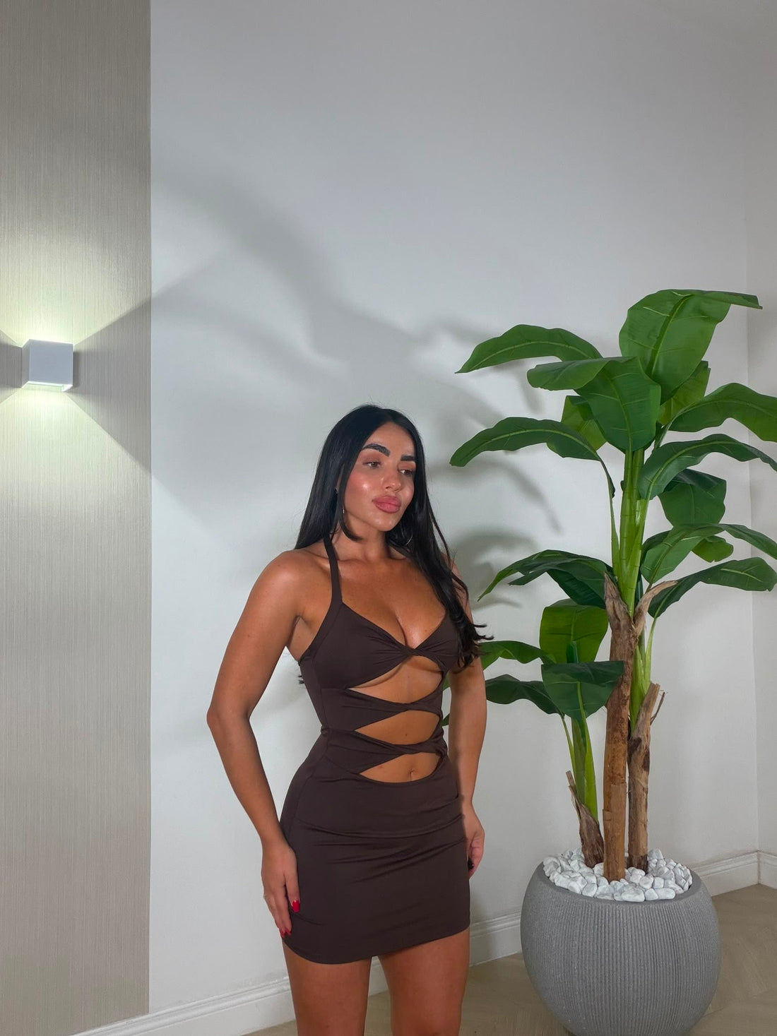 Dress Every Day Marrone